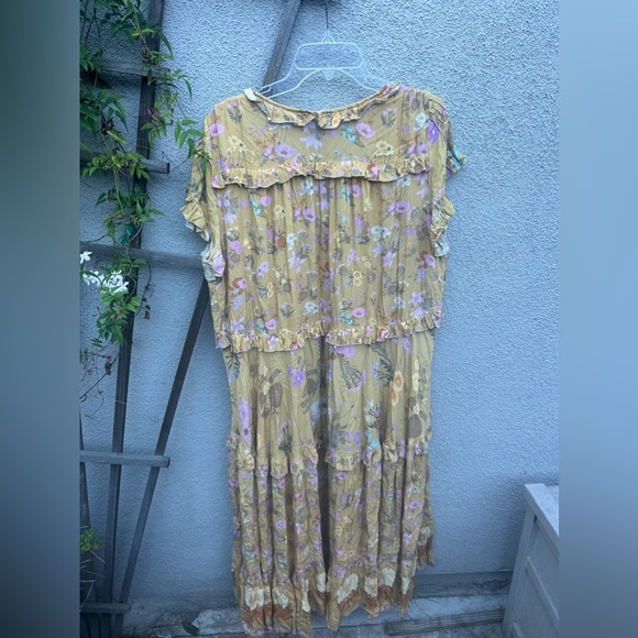 Floral Yellow Maxi Dress - Picture 10 of 11